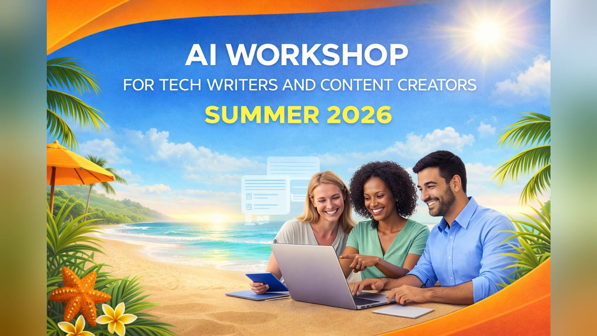 AI Workshop for Tech Writers and Content Creators illustration