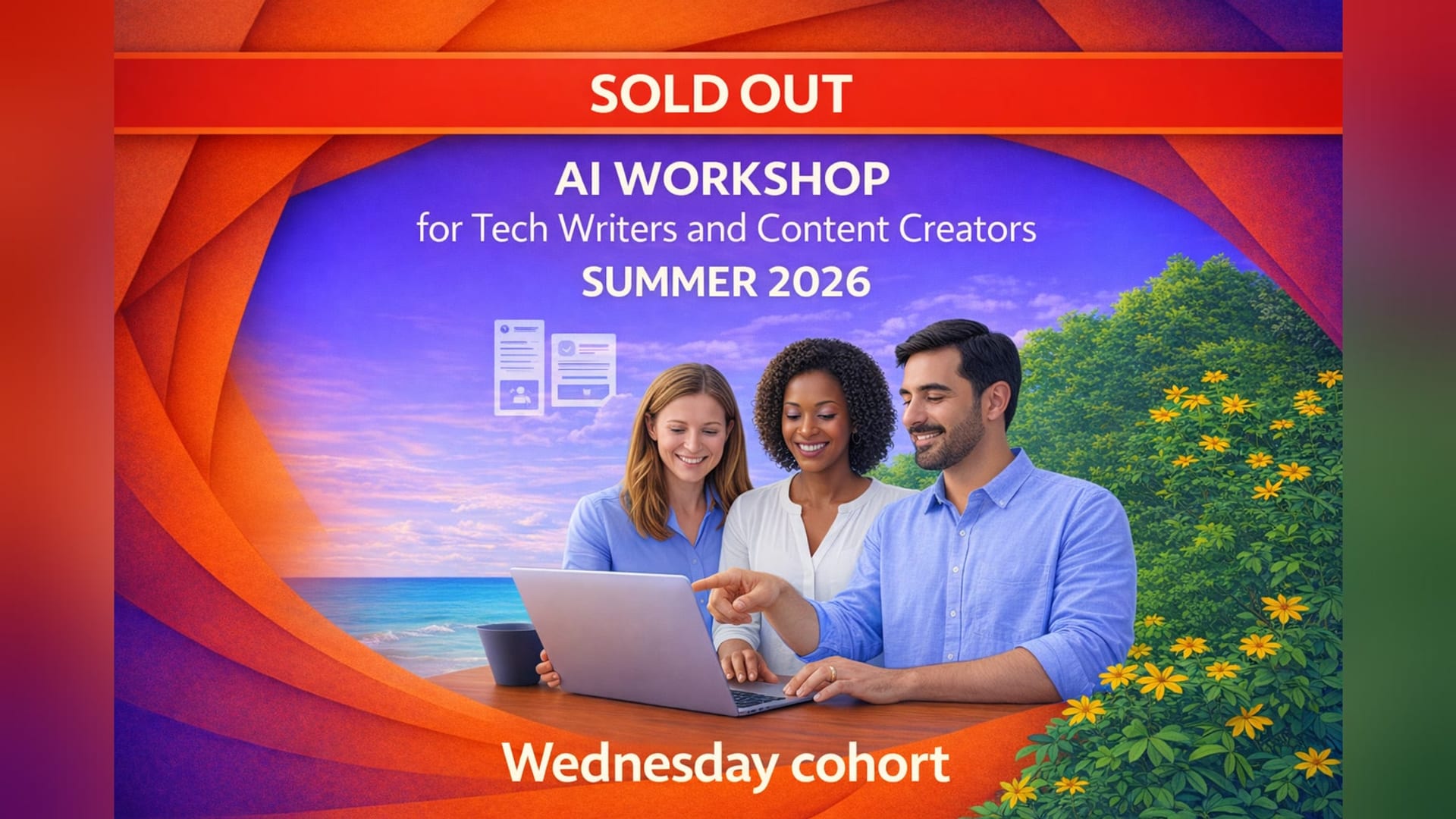 AI Workshop for Tech Writers and Content Creators illustration