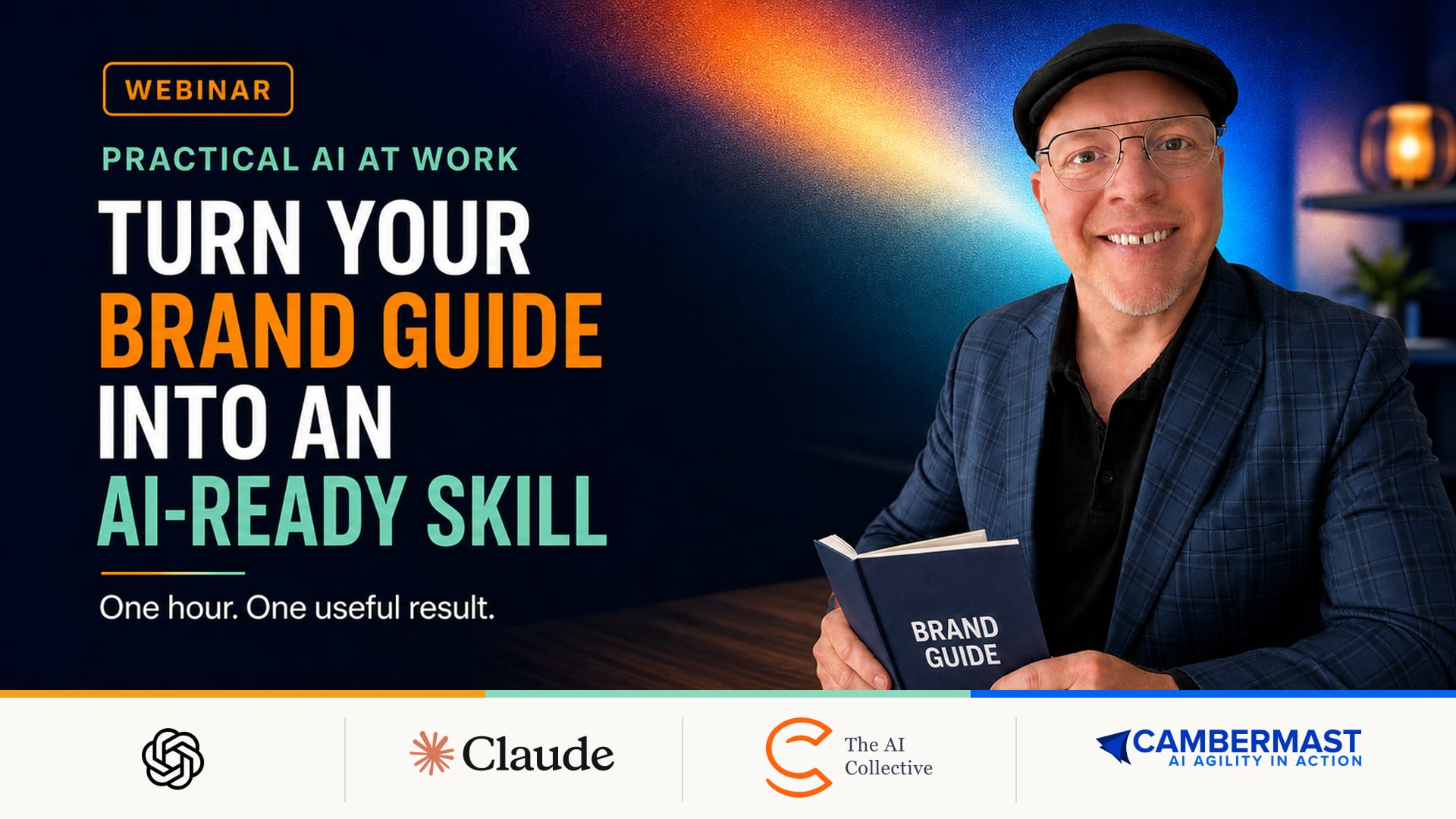 Practical AI at Work: Turn Your Brand Guide Into an AI-Ready Skill promotional artwork